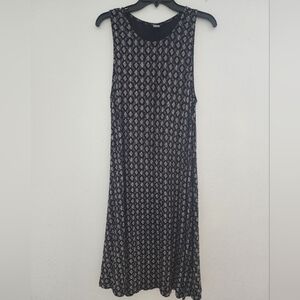 Old Navy Black and White Patterned Dress